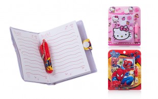 پکیج دفترچه و خودکار فانتزی