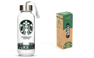 بطری شیشه ای درب دار