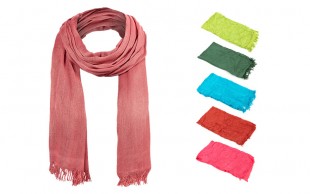 شال نخی رنگی