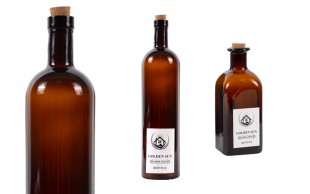 بطری شیشه ای Golden sun