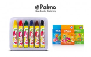 پاستل روغنی 6 رنگ Palmo