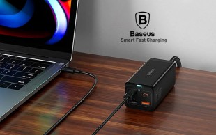 شارژر چهار پورت Baseus مدل CCGP040101 GaN3 Pro