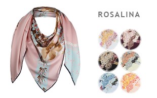 روسری ساتن ابریشم ROSALINA