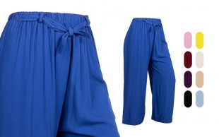 دامن شلواری کمر گره ای