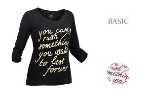 تیشرت آستین بلند زنانه BASIC