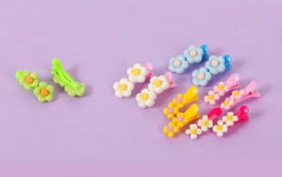 گیره مو انبری طرح گل