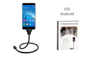 کابل شارژ استنددار Flexible Metal Cable