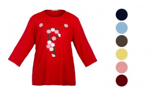 بلوز سایز بزرگ زنانه broidery