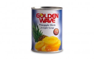 کمپوت آناناس حلقه ای Golden WAVE