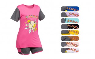 ست تیشرت شلوارک طرح‌دار