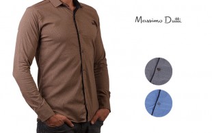 پیراهن چهارخانه مردانه Massimo Dutti