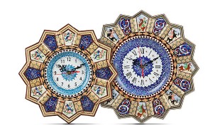 ساعت خورشیدی خاتم و مینا