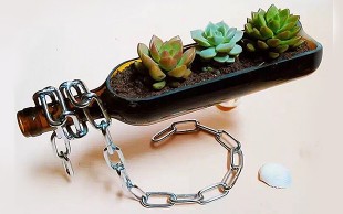 بطری شیشه ای دکوری