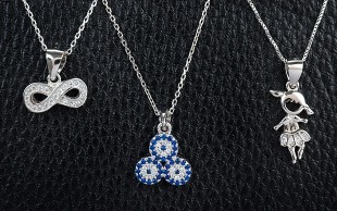 آویز و گردنبند نقره