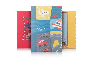 دفتر سیمی 50 برگ طرحدار