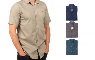 پیراهن آستین کوتاه مردانه POLO