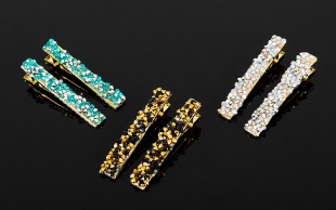 بسته دو عددی گیره مو کریستالی