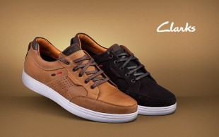 کفش چرم طبیعی مردانه Clarks