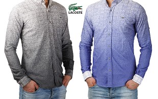 پیراهن طرحدار مردانه Lacoste