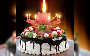 شمع موزیکال جادویی