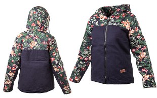 کاپشن گلدار Blue Tea