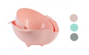 ست کاسه و آبکش استپ دار Dima