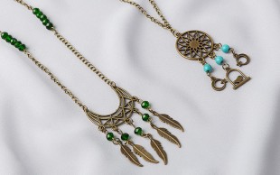 گردنبند رومانتویی آویزدار