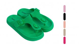 صندل زنانه لاانگشتی زیتون