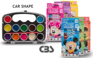 پاستل روغنی و آبرنگ