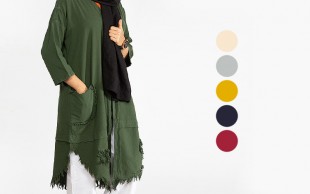 مانتو کتان زنانه