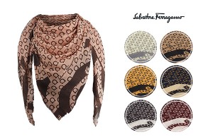 روسری نخی Salvatore Ferragamo