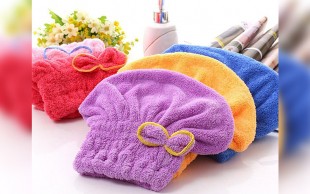 کلاه حمام Microfiber Turban