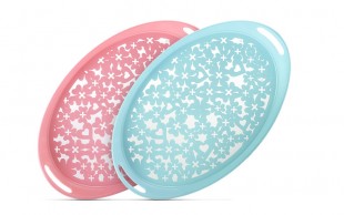 سینی گل‌دار Happy Life