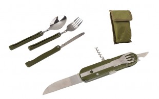 ست قاشق چنگال و چاقو سفری