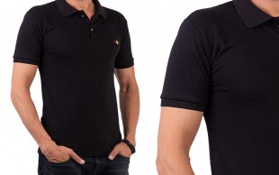 پولوشرت مشکی مردانه Fashion