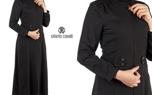 مانتو کرپ طرح Roberto Cavalli