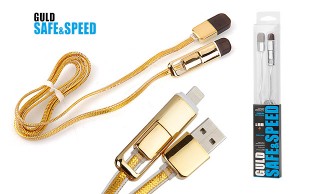 کابل آیفون و اندروید GULD safe and speed