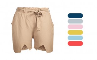 شلوارک زنانه کمردار