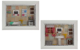 تابلو سرویس بهداشتی Shadow Box