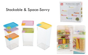 جا حبوباتی  stackable and space savvy
