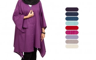 مانتو جلو باز پایین کلوش