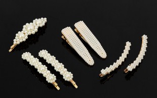 گیره مو و دستبند مرواریدی