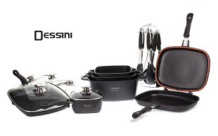 سرویس 21 پارچه چدنی Dessini