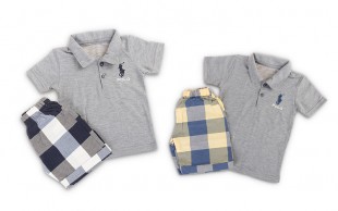 ست پولوشرت و شلوارک پسرانه POLO