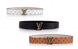 کمربند باریک زنانه طرح Louis Vuitton