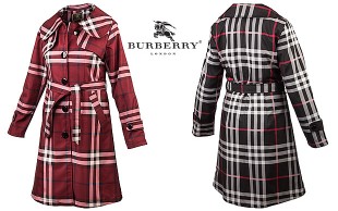 بارانی طرح Burberry