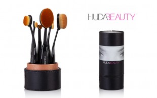 ست براش آرایشی چرمی Huda Beauty