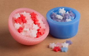 شمع کاسه ای مدل ستاره