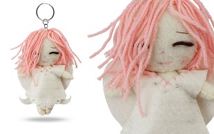 جا کلیدی عروسکی طرح فرشته