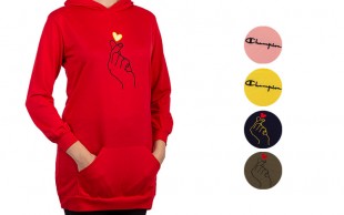 بلوز زنانه کلاهدار Champion